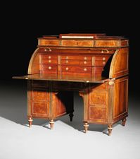 c1790 A Louis XVI gilt-bronze mounted mahogany roll-top desk attributed to Johann Gottlieb Frost, circa 1790 Estimate 40,000 — 80,000 EUR LOT SOLD. 37,500 EUR