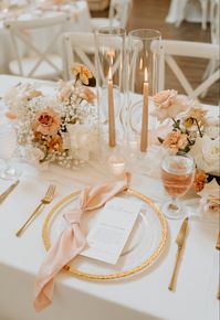 Blush and White wedding Colors