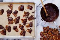 Hazelnut Brittle with Chocolate Recipe on Food52, a recipe on Food52