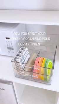 Watch how we transform this dorm kitchen into a functional and stylish space! 🍽️✨ Ready to tackle your own? With our Campus Edit services in partnership with American Campus Community, you’ll get all the tips, product recommendations, and step-by-step guides to create your ideal setup. Tap to learn how we can help you organize like a pro—DIY style!