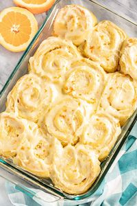 Best Homemade Orange Rolls are sticky, lush, and doughy. They’re easy to make , fluffy and frosted in a delicious orange cream cheese glaze.