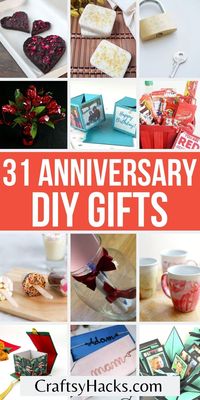 Gift giving can be much easier this year when you use this wonderful list of DIY gift ideas to find the perfect gift for your anniversary. There is something perfect for every partner on this great list of DIY anniversary gifts.