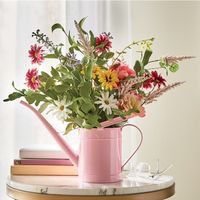 Bright Spring Florals in Watering Can