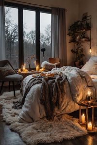 Upgrade Your Bedroom with Cozy Fall Inspiration Tips for 2024! Dive into daily interior designer decor ideas to create a warm and inviting space. Descover more  ...    #Fall #Decor #ad #Inspiration #thanksgiving #Autumn  Cozy bedroom decor ideas, Bedroom makeover tips, Luxury bedding sets, Fall bedroom decorating, Stylish bedroom furniture