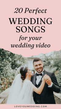 The right song is essential for creating your perfect wedding video, and to help you choose, we’re sharing 20 best wedding songs for a wedding video. From country to classics and everything in between, we have the perfect wedding music for your wedding videography.