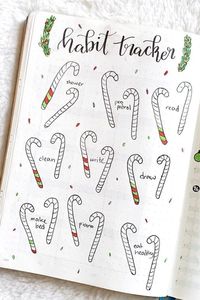 Check out the best December habit tracker ideas and spreads for inspiration! #bujo #bulletjournal #habittracker #bujospread