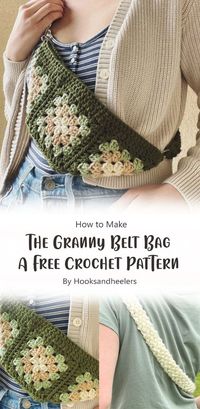 In this article Hooksandheelers will show you how to make the granny belt bag. The pattern is easy to follow and it’s suitable for all level. You can make this in a different color or size.