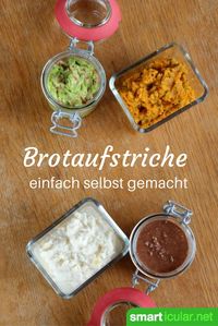 Brotaufstriche selber machen ist zu aufwendig? Erfahre wie du im Handumdrehen aus nur zwei Zutaten vegane und vegetarische Aufstriche herstellst!