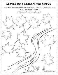 Great resources can be found homemade at aduckstherapist.com Leaves on a stream uses ACT therapy. Being able to help kids practice letting their thoughts go will set them up for success!!! Use the other worksheets on my website to follow along with this excersise! Learn about different emotions like anger, saddnes, excitment, fear, joy and many more. Print hundreds of different worksheets for counselors, school teachers, parents and anyone helping kids! Made by a therapist and tested on actual counseling clients. Find different print outs and resources to help parents, students, and your own clients!