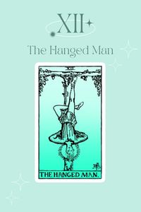 Tarot card Hanged Man represents transition, uncertainty, and new perspective. It often suggests ultimate surrender, sacrifice, or being suspended in time, in the upright position.