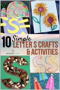 The nineteenth letter of the English alphabet is one of the most used and easily recognized. We have listed ten unique activities that children can do and make for them to learn the letter. Animals, colors, and plants are some topics that can be integrated with learning the letter S. Children will learn the different ways of painting and cutting with these crafts.