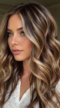 Are you looking to elevate your hairstyle with a bold and beautiful contrast? Dark brown hair with blonde accents is a timeless combination that adds dimension, brightness, and style to any look. Whether you prefer #brunettebalayagehair