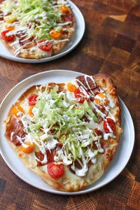 BLT Naan Flatbread | Meals for 2 - Make With Mara