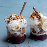 Banana and Chocolate Cream Pie Parfaits Recipe