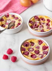 Clafoutis aux framboises - Lady Coquillette - Recettes de cuisine gourmandes et créatives