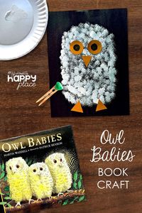 This Owl Babies art project is simple and great for practicing fine motor skills! This post is full of activities and ideas.  #kindergarten #firstgrade #readaloud