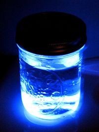 Glow Stick Water-How cool to place these on the patio or around a pool deck?!!