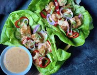 Crispy Tofu Lettuce Wraps - Alton Brown