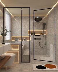 Modern bathroom interior design