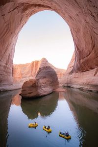 Guided kayak tours on Lake Powell