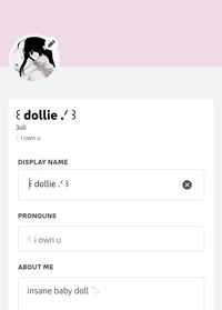 #discord #profile #discordprofile #ideas #pink #cute #soft #icon #doll #nonitro #nitro