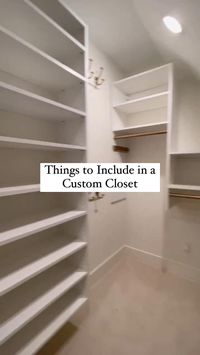 Which feature could your closet use? 👇 This custom closet by @builttolastcc offers design features that bring style, efficiency, and luxury to the walk-in closet at the #bloomingtonbuild ✨ Not only do these features make getting dressed an enjoyable experience, but it’s also much easier to find things! Enjoy 10% off a custom closet by Built to Last Custom Closets with our code, ALMAHOMES10 ✖️ Learn more here: https://builttolastcc.com?utm_source=Alma&utm_medium=pinterest&utm_campaign=Alma_2022