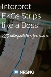 Need help with ekg?! simple ways to interpret them.