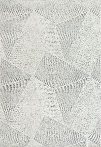 Dynamic Rugs Lotus collection design 8144-150. This Ivory/ Blue rug is machine made in Turkey.