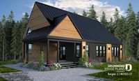 House plan 2 bedrooms, 1 bathrooms, 6100-V1 | Drummond House Plans