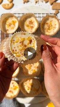 198K views · 1.4K reactions | Mini Lemon Cheesecake Bites | Mini Lemon Cheesecake Bites | By Fit Foodie Finds | Love mini cheesecakes because
you can eat more than one and not feel bad. These cute little
lemon cheesecakes are made with part cream cheese and part
Greek yogurt for a super creamy high-protein cheesecake.