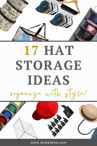 Elevate your hat storage game with these ideas! From wall-mounted hat displays to trendy hat racks, discover creative solutions to keep your hats organized and your closet clutter-free. Whether you're a fashion enthusiast or just looking to tidy up, these ideas offer both functionality and style. Check out the blog post to learn more!