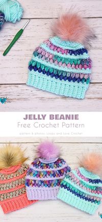 October Beanie Free Crochet Patterns