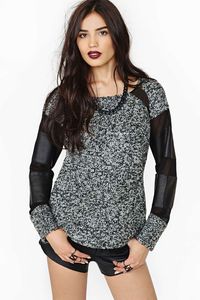 Nasty Gal Collection Division Sweater: I love the sleeve design on this sweater