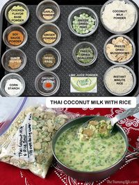 Instant Dry Soup Mix | Thai Coconut Milk Soup with Rice