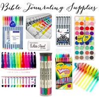 Bible Journaling, my favorite supplies - Life in the Green House