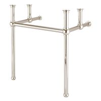 The compelling design of this solid brass washstand sparkles both contemporary and traditional thoughts suitable for any customized countertop.