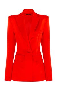 Banks Duchess Silk Satin Blazer by Alex Perry | Moda Operandi