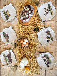 Linen Farm Animal Napkins - My French Country Home Box