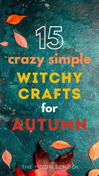 Witchy crafts to make at home over the fall season. Make your own magickal tools, or make witchy crafts to sell. Discover these 15 DIY projects for wiccans, and pagan seasonal celebration ideas: Crystal grid besom broom Make homemade Candles Tarot deck holder Nature altar Witches journal How to make a Dried flower wreath Moon water Runestone set Fall aesthetic Autumn witch vibes Make DIY pagan crafts Mabon craft September witchcraft Make witchy art, witchy home décor and witchy crafts for kids. Autumn fun, fall witchy activities Fall wiccan activities to celebrate Mabon (Autumn equinox) through to Samhain. Festival fun. Witchcraft style, witchcraft home décor gift ideas.