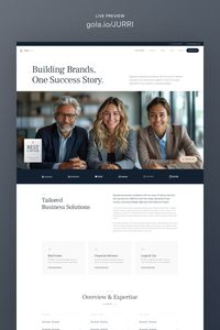 Jurri, a sleek and modern Lawyer & Consulting Website Template, is tailor-made for law practitioners, law firms, consulting agencies, attorneys, and small businesses alike.