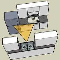 Galley Kitchen Layout - Corridor Kitchen Layout - Good Ergonomics