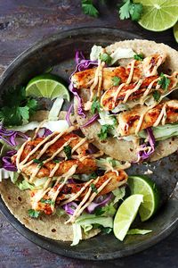 Jerk chicken tacos