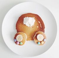 Easter Bunny Pancakes for Kids - Party Wowzy