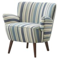 Madison Park Multi-Stripe Sophie Chair In Blue