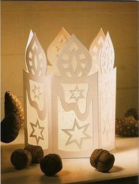 DIY Handmade: Lampion adwentowy na roraty - szablony