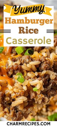 Quick and Delicious Hamburger Rice Casserole