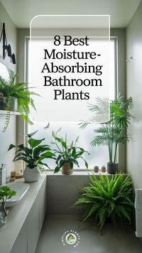 "Discover the 8 Best Moisture-Absorbing Bathroom Plants That You Will Love! Elevate your bathroom plant decor with these humidity-loving houseplants that thrive in damp environments. From moisture-loving plants to moisture-absorbing greenery, these indoor plants for bathrooms not only enhance your space but also improve air quality. Explore creative bathroom plant ideas and find the perfect plants for damp bathrooms that will flourish in your home.!"