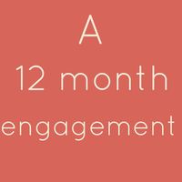 12, 6, 4 Month Engagement Wedding Planning Checklist.. This will be nice to have someday!