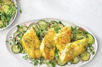 Dill-Topped Pan-Fried Cod Fillets | Canadian Living