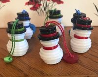 SALE!!! BUY 3 ORNAMENTS AND GET THE FOURTH ONE FREE!!! Just click the the link at the end of the description for your coupon!!! Handmade snowman button ornaments! An adorable addition to your tree this season! A unique and memorable teacher’s gift! An inexpensive stocking stuffer!